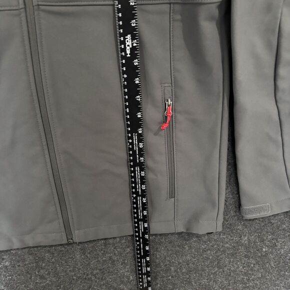 Alabama Crimson Tide Jacket Men's Medium Gray Softshell Full Zip Columbia - Picture 4 of 8